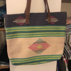Target Woven Tote Bag - Aztec Tribal